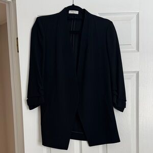 Aritzia Black Quarter Sleeve Blazer - Size 2